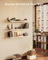 VMROF Floating Shelves for Wall, Wall Mount Book Shelf, Hanging Shelves, Wall Bookshelf for Bedroom, Office, Living
