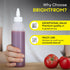 6 OZ 2 PACK BRIGHTFROM Condiment Squeeze Bottles, Empty Squirt Bottle, Leak Proof - Great for Ketchup, Mustard, Syrup