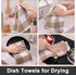 Set, 28 13 Inch 12 12 Inch, Set 8 Mordimy Kitchen Towels and Dish Cloths X and X of Soft and Super Absorbent Dish