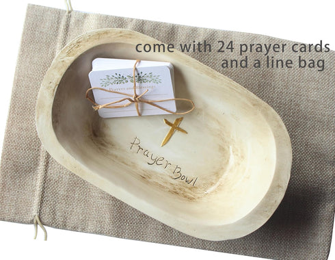 Fight Club Prayer Bowl with Prayer Cards Blessing Bowls Cross Religious gifts Christian gifts congregation gifts (1 set-cn) by Fight Club