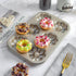 Heavy Duty Steel Flower Donut Pan, 6 Cavity Non-stick Bundt Mold, Heart Shaped Bakeware for Oven (Champagne Gold)