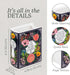 Steel Mill & Co Original Book-Shaped Decorative Vase, Ceramic Vases for Home Decor, Cute Bookshelf Decor, Unique Vase
