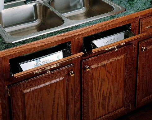 11-1/4 in Stainless Steel Tip-Out Tray