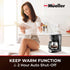 Mueller 12-Cup Drip Coffee Maker with Borosilicate Carafe, Auto-Off, Reusable Filter, and Keep-Warm Function
