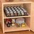 Adjustable Acrylic Spice Drawer Organizer Rack, Expandable from 8 Inch to 16 Inch for Seasoning Jars