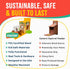 SparkJump Squirrel Feeder Kit - Sustainable FSC Wood, Easy Mounting and Assembly, Kid-Safe Mason Jar, Perfect