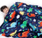 Lukeight Dinosaur Toddler Blanket Gifts for Boys and Girls, Plush Dino Throw