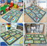 39''x59'' Kids Rug Car Rugs Playmat Carpet for Kids Toy Cars for Playroom Classroom Kids Room, Educational Area Rugs