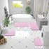 OLANLY U-Shaped Toilet Rugs 24x20, Extra Soft Absorbent Chenille Bathroom Mats, Non-Slip, Machine Washable