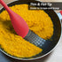 Upgrade Silicone Spatula Spoon Set, VOVOLY Heat Resistant Rubber Spoonula, Non-Stick Flexible Scrapers for Baking, 3