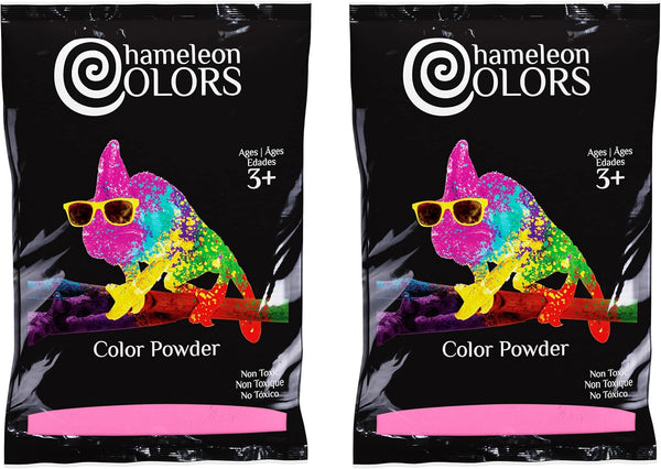 Chameleon Colors Pink Gender Reveal Powder - Two 1 lb Bags -
