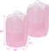 Simple Houseware Mesh Pop-Up Laundry Hamper Basket with Side Pocket, Pink - 2 Pack