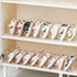 Closet 2 Pack 4 Clear Acrylic Kids Shoe Rack for Organizers and Storage | Small Shoe Rack Sections Toddler Baby Shoe