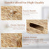 Water Hyacinth Hand Towel Box Cover Compatible with Disposable Paper Hand Towels, Wicker Paper Towel Holders, Hand