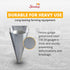 Hemmed Stromberg's Poultry Processing Killing Cone, Galvanized Steel Restraining Cone for Chickens, Game Birds, Ducks