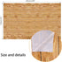 PHOGARY 3PCS Wood Grain Tablecover, Rectangular Tablecloth for Rustic Wedding Baby Shower Decoration