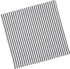 Cackleberry Home Black and White Ticking Stripe Woven Cotton Fabric Napkins, 18 Inches Square, Set of 4