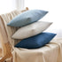 26x26 Inch Pack 2 MIULEE of Decorative Linen Burlap Textured Euro Pillow Covers Farmhouse Boho Accent Pillowcases