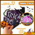 16 Pcs Halloween Reflective Car Magnets, Pumpkin Bat Stickers for Refrigerator, Garage Door Decor