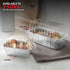 Stock Your Home Disposable Aluminum Loaf Pans with Lids, 30 Pack Foil Baking Tins
