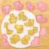 8 Pcs Cookie Cutters, 3D Cookie Cutter with Plunger Stamp, Animal Shape Molds for Kids Baking Decorations