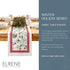 13" 70" Elrene Home Fashions Winter Holiday Berry Fabric Bordered Table or Console Runner, Christmas Table Decor, x