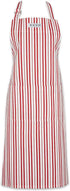 DII Kitchen Collection Striped Tomato Apron, Gourmet Chef