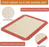 Baking Sheet with Silicone Mat Set of 4 - 2 Sheets + 2 Mats, Deedro Stainless Steel Baking Pan