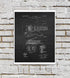 Gnosis Picture Archive Guitar Wall Decor - Posters Set of 4 Unframed Art Prints
