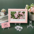 Wilzing 100 Pieces 3 Inch Clear Plastic Easel Stands, Mini Acrylic Plate Stand Holders for Display Picture Frame,