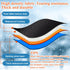 2pcs 6.2ft 8.8"6.7" Heated Outdoor Faucet Covers for Winter, Heavy Duty Water Spigot Socks with Cable Energy Saving