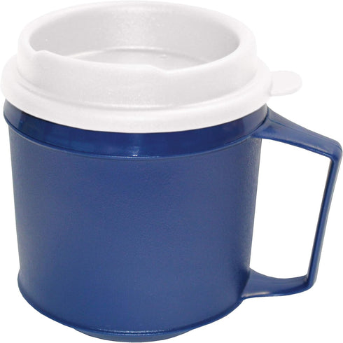 Rehabilitation Advantage Weighted Insulated Mug with Tumbler Lid (8oz), Blue