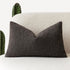 Foindtower Textured Boucle Throw Pillow Covers Accent Solid Lumbar Pillow Cases Cozy