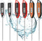 Digital Thermometer for Food, Meat, Candy, and Water, Immediate Read Thermometer for Kitchen Cooking (6 Pcs)