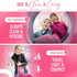 BCOZZY Kids Travel Neck Pillow (3-7 Y/O), Patented Soft Toddler Pillow for Head & Chin Support, Small, Pink