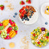 EI 8pcs Wheat Straw Bowls Set, 28oz Unbreakable Premium Cereal Bowls, Reusable Plastic Bowls for Picnic, Dinner, Party