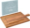 Charcuterie Board - Acacia Wood Cutting Board for Kitchen with Groove &