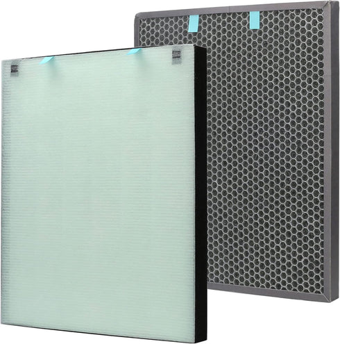 Replacement 400 Filter for Bissell Air400-2521, Includes 2520 Active Carbon Filter and 1 Carbon Filter, Part 2521, 2520