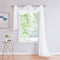 LinenZone White Extra Long Window Scarf Curtain, 54 x 144, for Living Room, Bedroom, Crafts