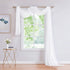 LinenZone White Extra Long Window Scarf Curtain, 54 x 144, for Living Room, Bedroom, Crafts