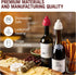 Set Beanie Cap Decorative Silicone Bottle Stopper in a Gift Box, of Two, Novelty Cork, Beverage and Wine Keeper