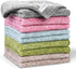 TEAWOO 10 Pack Premium Washcloths, Highly Absorbent and Super Soft Face Towels, Multi-Purpose