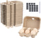 AEIMIJPQ Paper Egg Cartons for Chicken Eggs, 36 Pieces Pulp Fiber Half Dozen