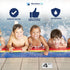 4FT 6x6 Inches Swimming (3 Pack) Aquatic Custom Tile, Pool Depth Markers, Vinyl Pool Stickers, Pool Number Markers