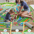 47" Car Rug Play Mat for Kids Toy Cars, Road Traffic Playmat for Kid Bedroom, Non-Slip Machine Washable Town City Race