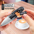Zulay Kitchen Milk Frother Wand with 2 Duracell Batteries - Handheld Electric Milk Frother for Frappe, Matcha - Storm