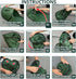 LFUTARI 150 Gallon Foldable Pop Up Leaf Collector, Leaves Pickup and Loader Bag, Lawn Portable Leaf Bags for Cleaning