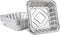 PLASTICPRO Disposable 10'' X 10'' X 3'' Aluminum Tin Foil Baking Pans - Perfect for Cakes, Breads, Lasagna