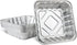 PLASTICPRO Disposable 10'' X 10'' X 3'' Aluminum Tin Foil Baking Pans - Perfect for Cakes, Breads, Lasagna