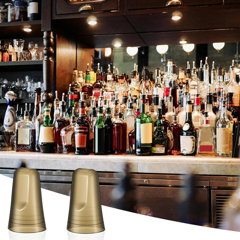 CHENGU 80 Pieces Liquor Bottle Covers Pour Spout Covers Bar Toppers for Bottles Universal Pour Dispenser Dust